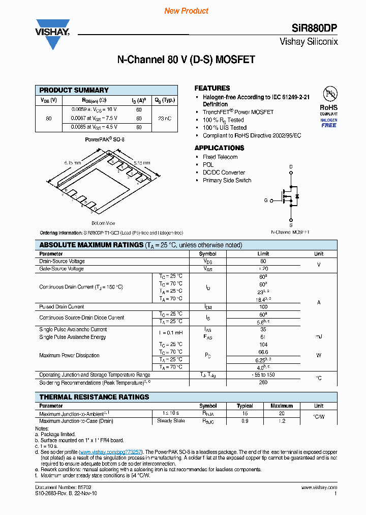 SIR880DP1011_4489076.PDF Datasheet