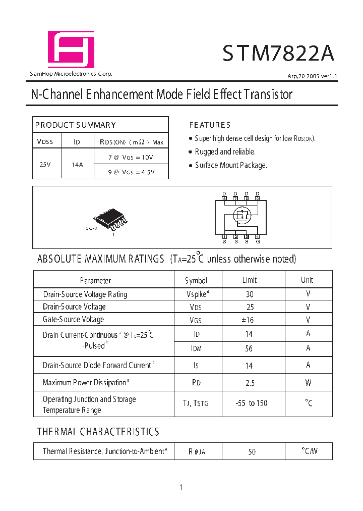 STM7822A_4508174.PDF Datasheet