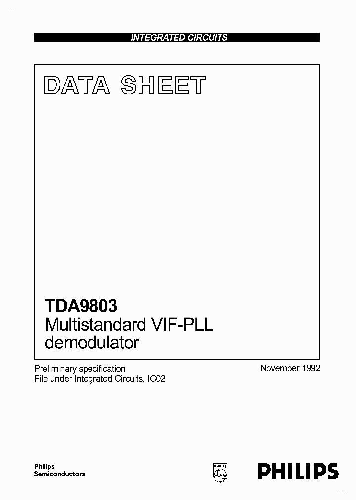 TDA9803_4508997.PDF Datasheet