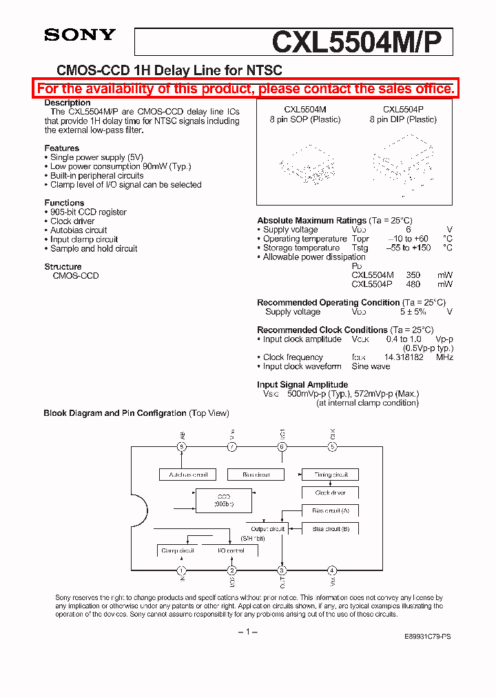 CXL5504MP_4509886.PDF Datasheet