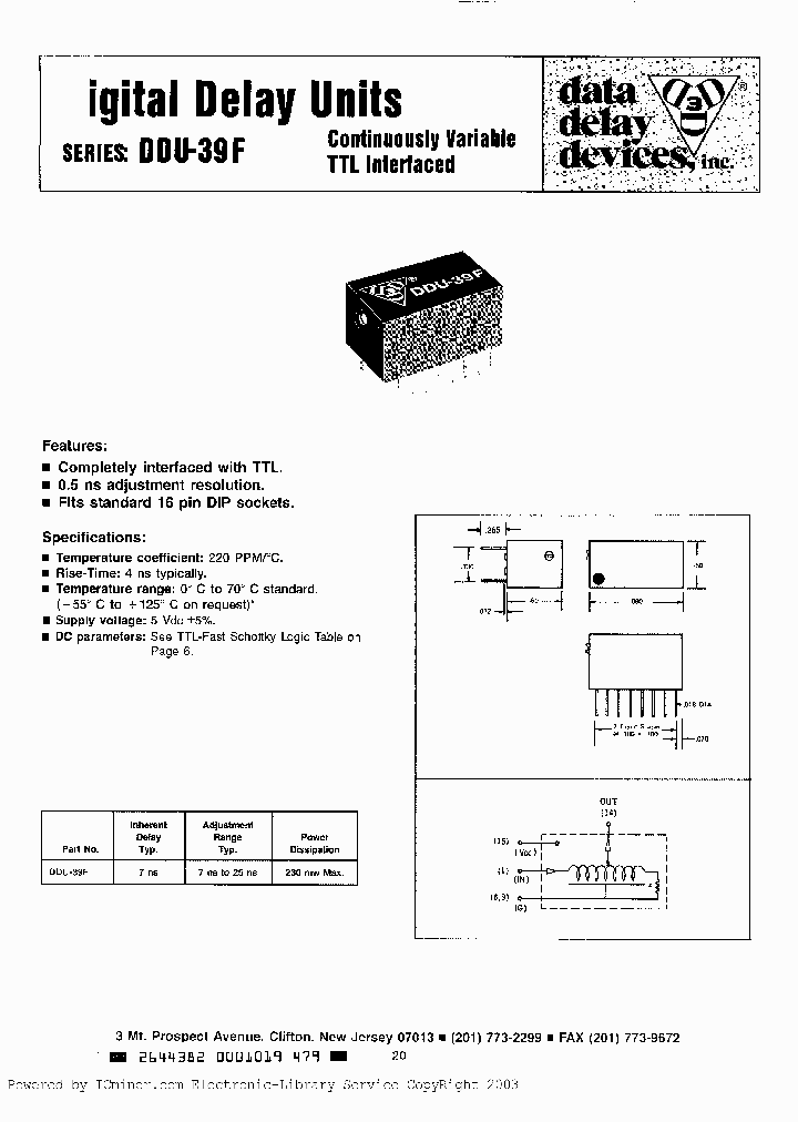 DDU-39F_4521909.PDF Datasheet