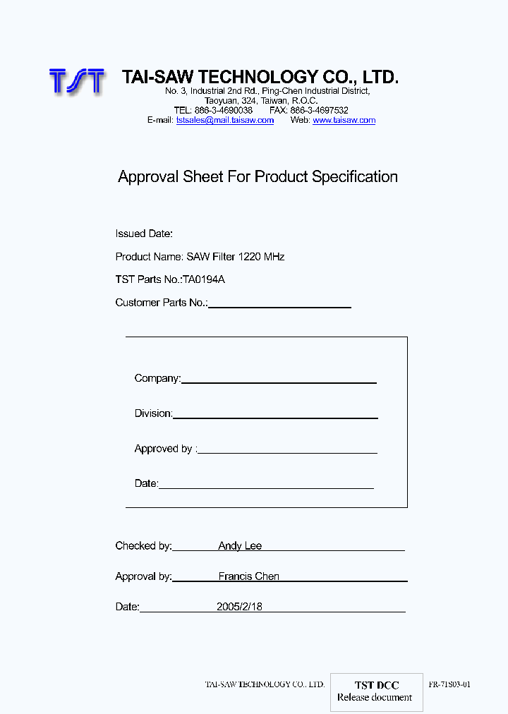 TA0194A_4523453.PDF Datasheet