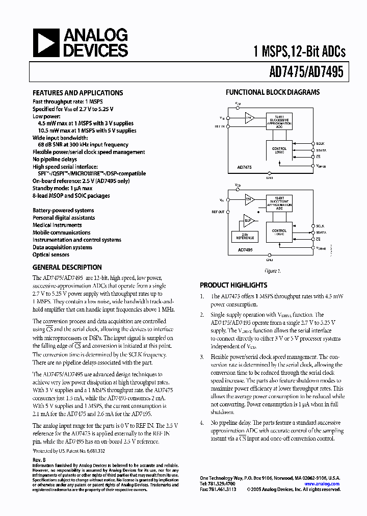 AD7475AR-REEL_4524707.PDF Datasheet