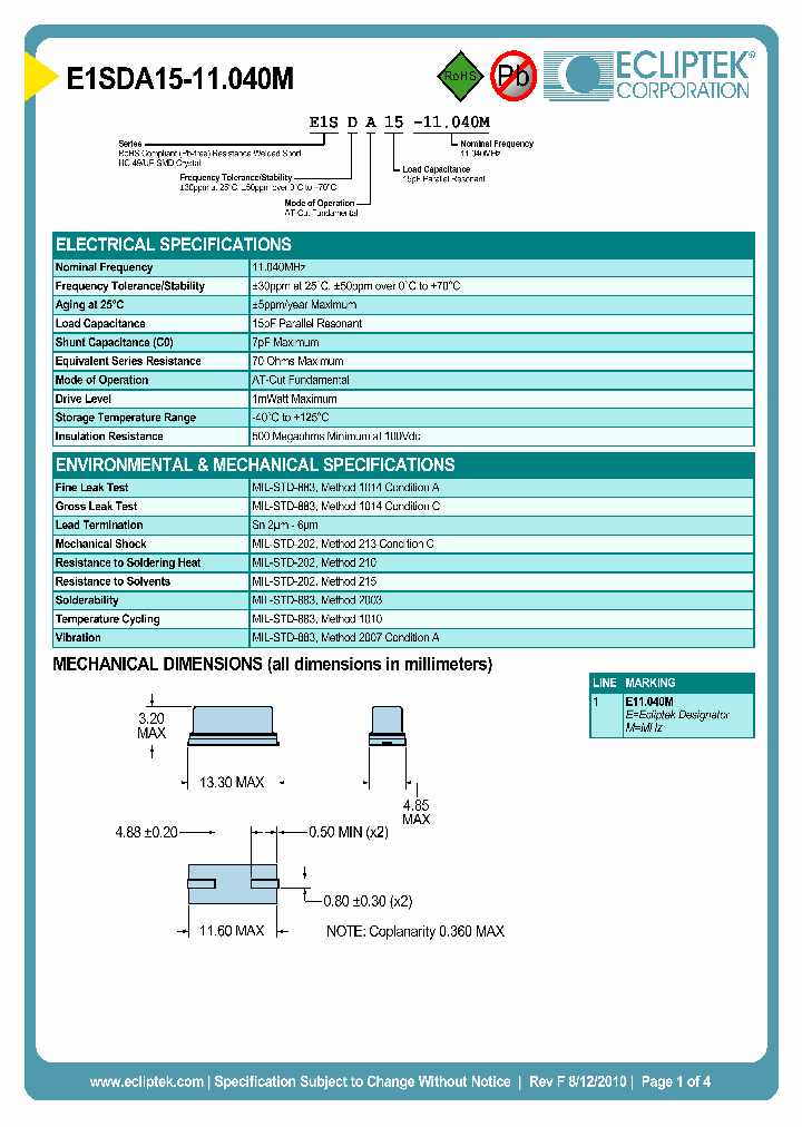 E1SDA15-11040M_4527690.PDF Datasheet