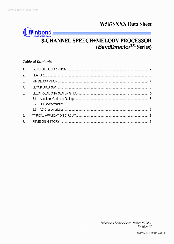 W567S040_4536196.PDF Datasheet