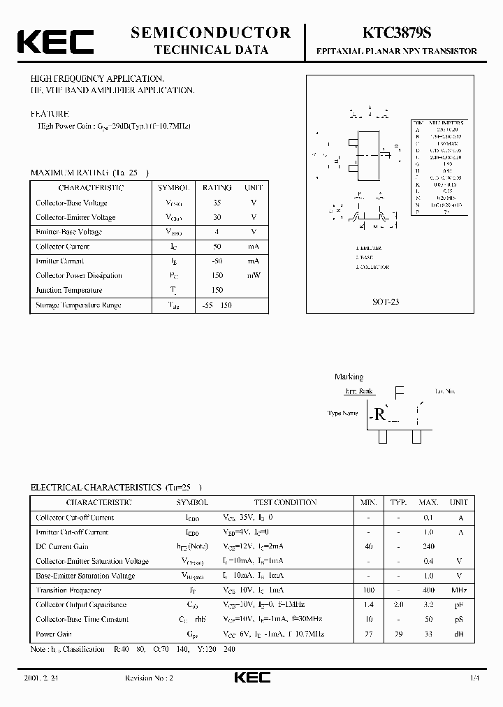 KTC3879S_4538109.PDF Datasheet