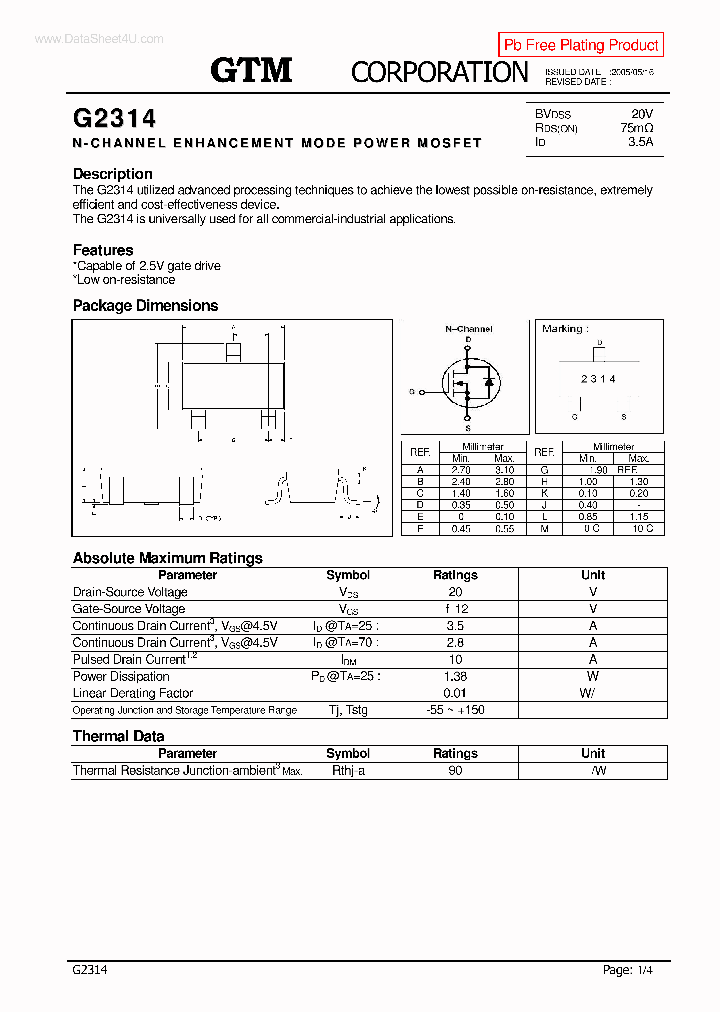 G2314_4540927.PDF Datasheet