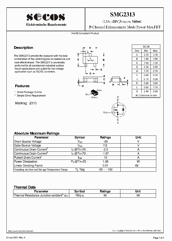 SMG2313_4563236.PDF Datasheet