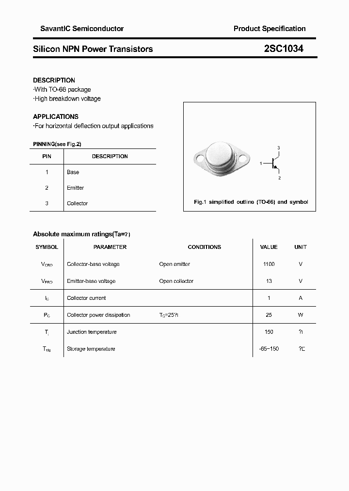 2SC1034_4566673.PDF Datasheet