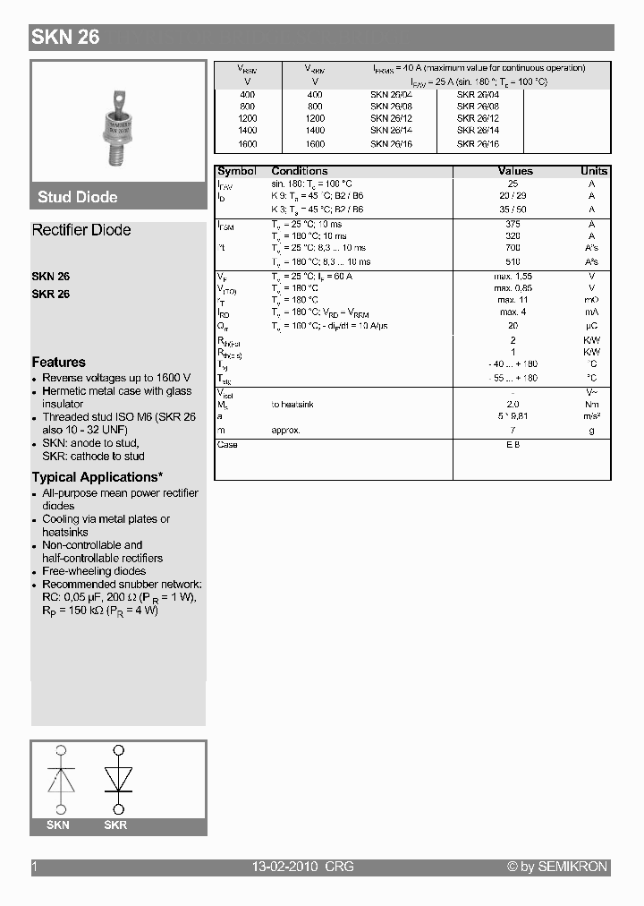 SKN2610_4569765.PDF Datasheet