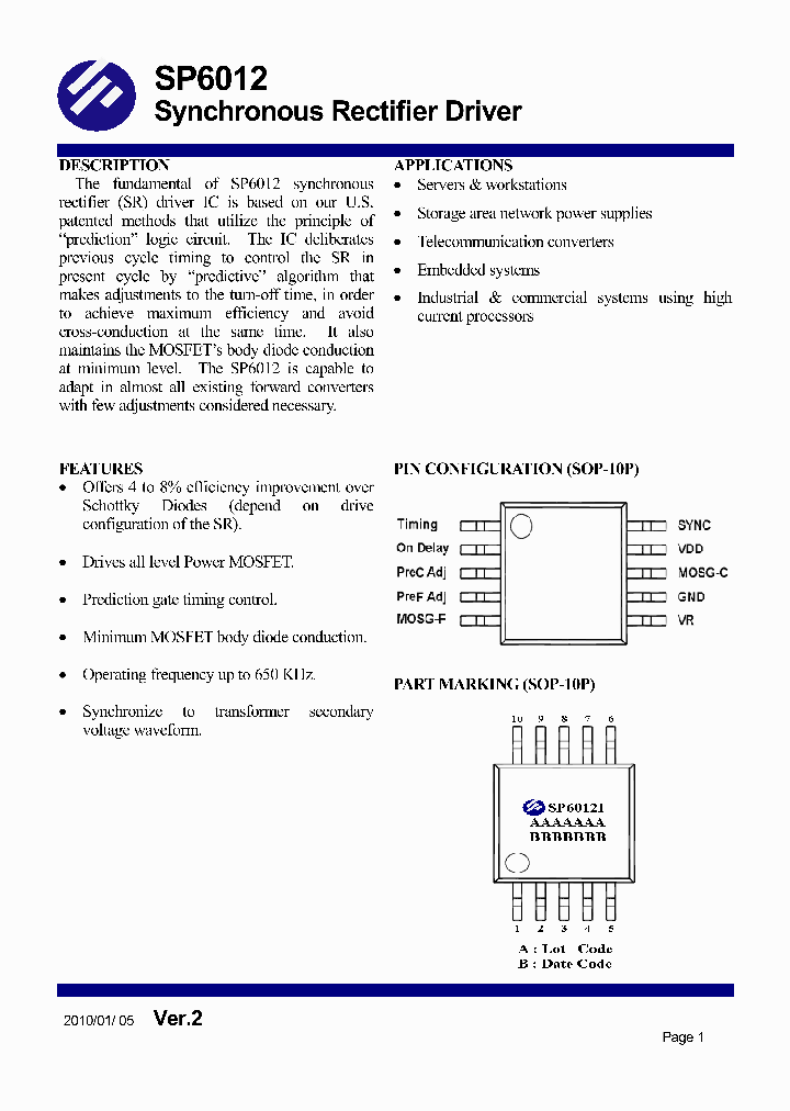 SP6012_4571322.PDF Datasheet