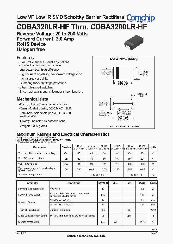 CDBA3200LR-HF_4580263.PDF Datasheet