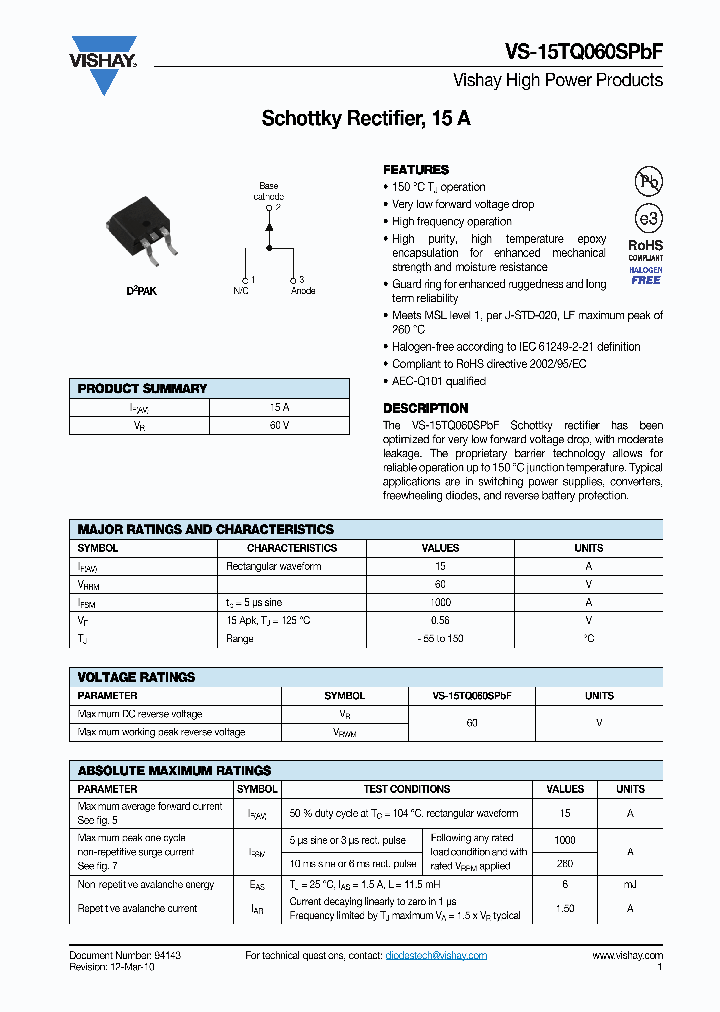 15TQ060SPBF10_4579339.PDF Datasheet