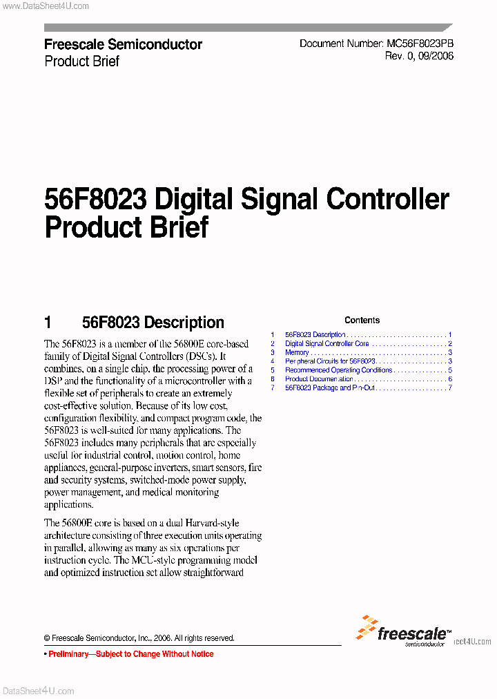 MC56F8023_4583416.PDF Datasheet