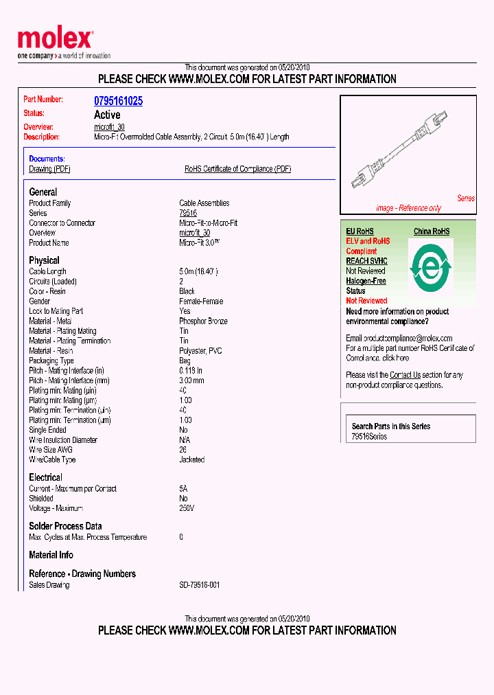 79516-1025_4585953.PDF Datasheet