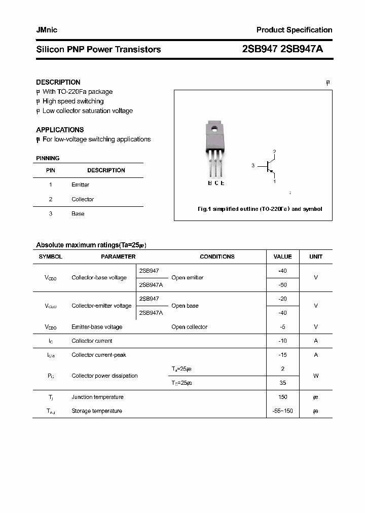 2SB947_4594187.PDF Datasheet