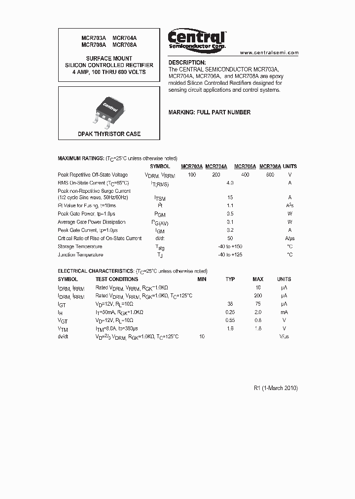 MCR706A_4601112.PDF Datasheet