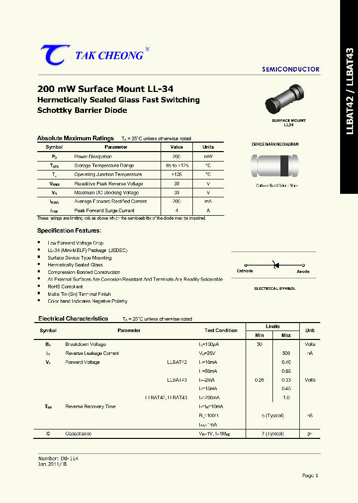 LLBAT4211_4607468.PDF Datasheet