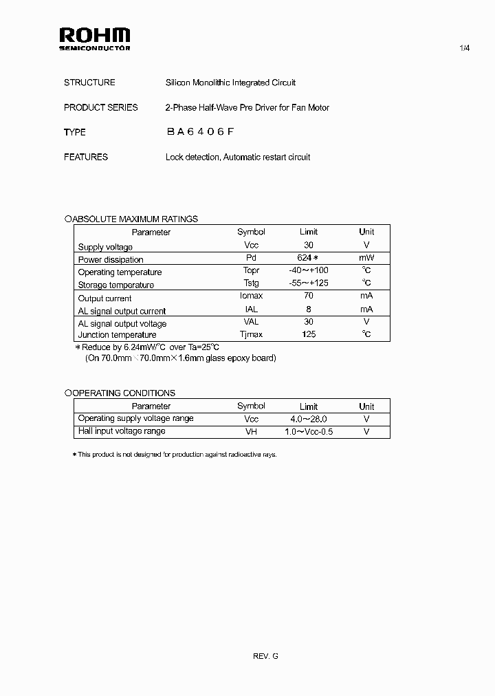 BA6406F11_4610138.PDF Datasheet