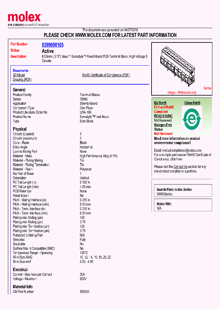 39960-0105_4610710.PDF Datasheet