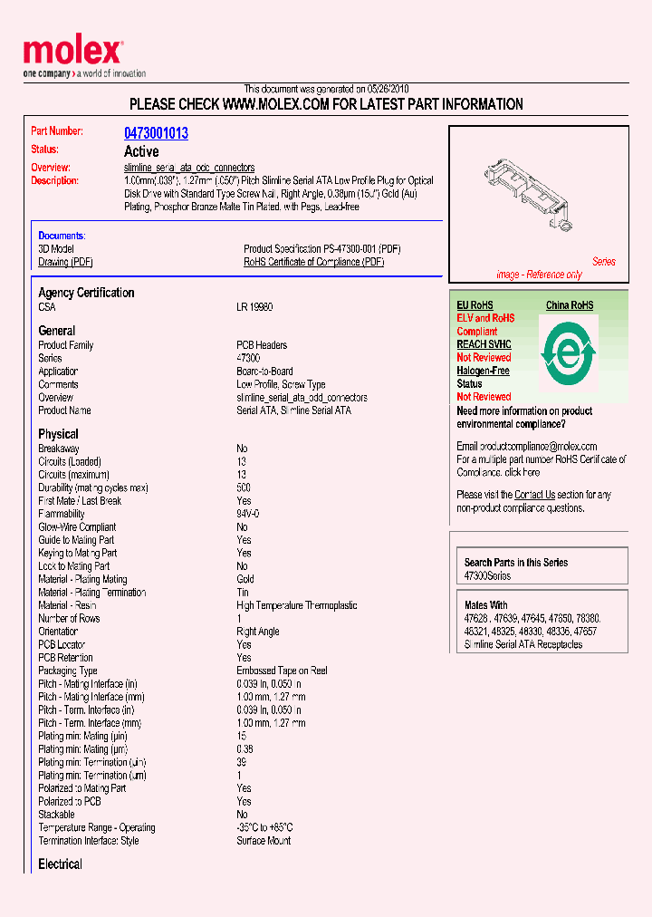 47300-1013_4616321.PDF Datasheet