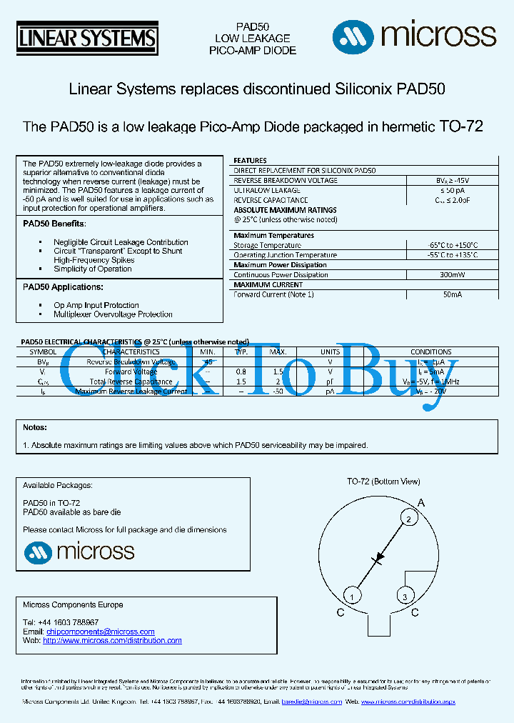 PAD50TO-72_4619815.PDF Datasheet