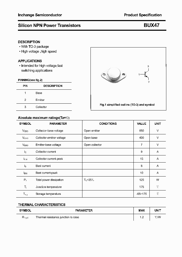 BUX47_4627103.PDF Datasheet