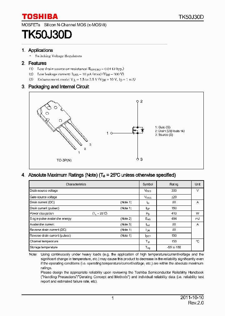 TK50J30D_4627672.PDF Datasheet
