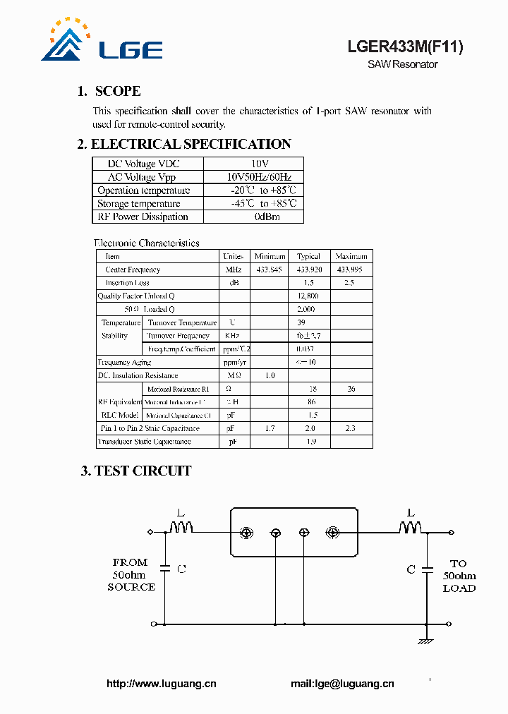 LGER433M_4627750.PDF Datasheet