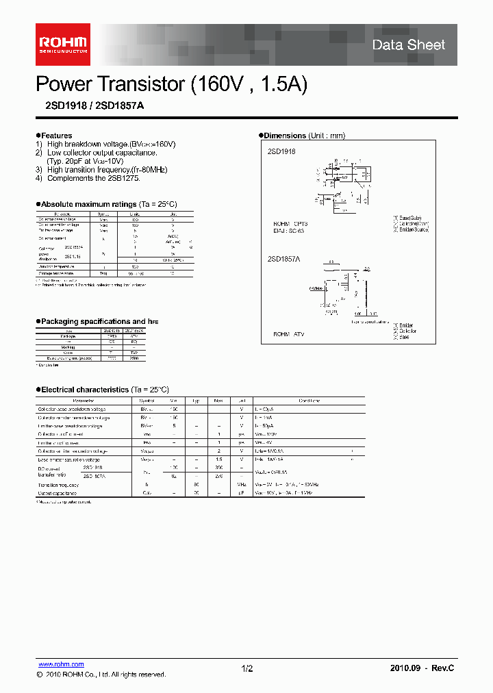 2SD191810_4636451.PDF Datasheet