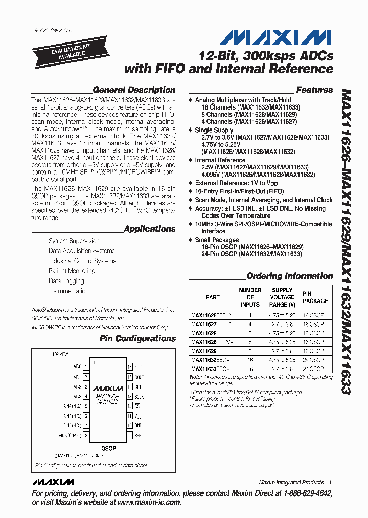 MAX11626_4645581.PDF Datasheet