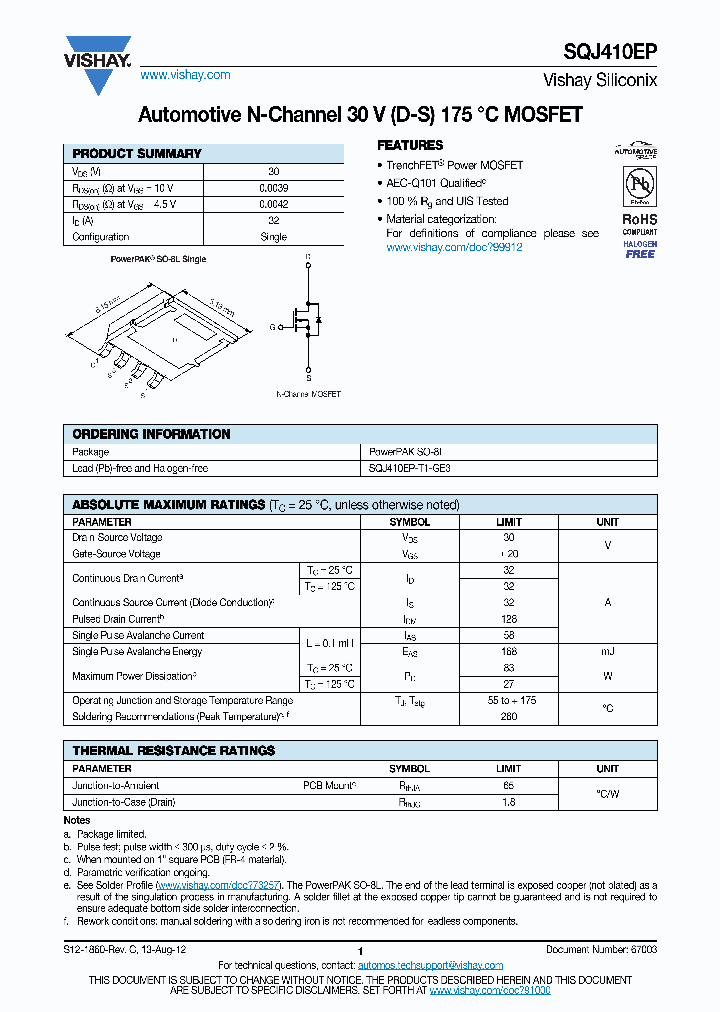 SQJ410EP_4650846.PDF Datasheet