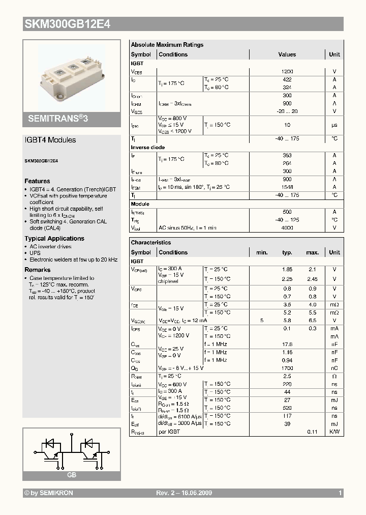 SKM300GB12E40906_4652477.PDF Datasheet