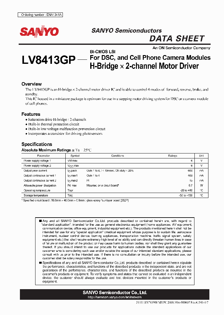 LV8413GP_4654396.PDF Datasheet