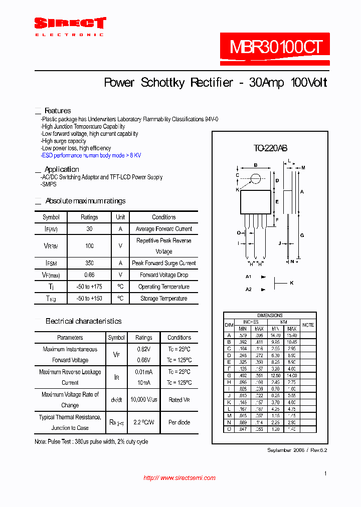 MBR30100CT_4656443.PDF Datasheet