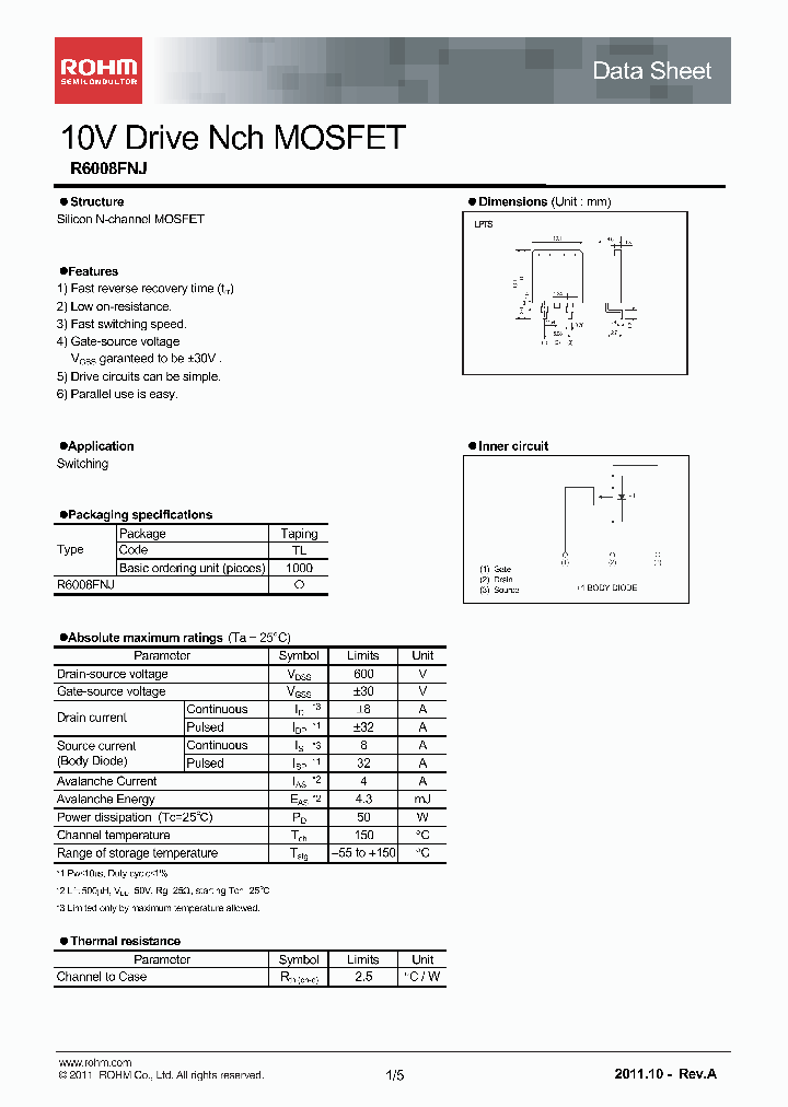 R6008FNJ_4660143.PDF Datasheet