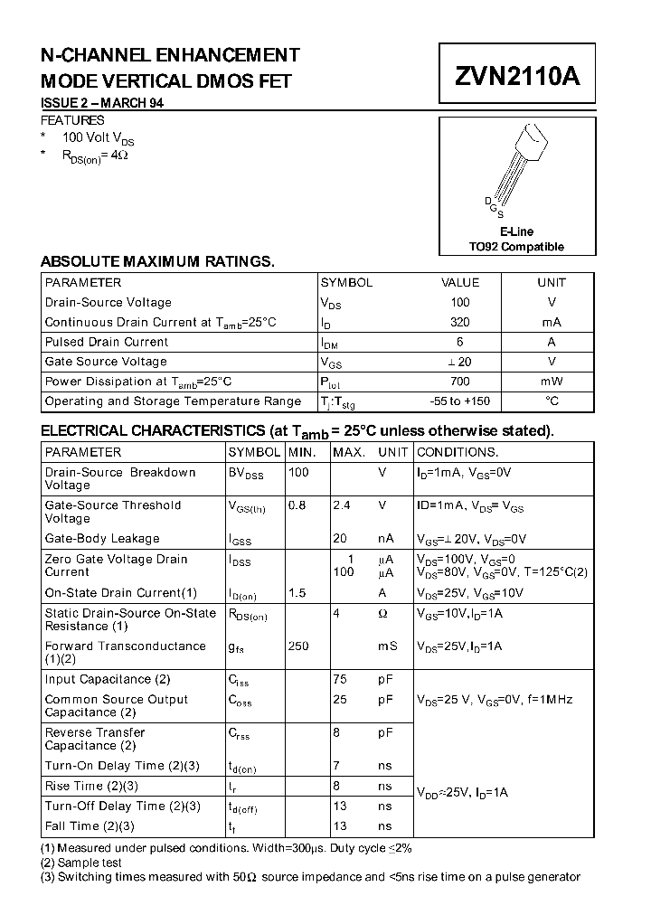 ZVN2110A_4664806.PDF Datasheet