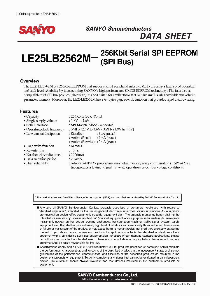 LE25LB2562M10_4668364.PDF Datasheet