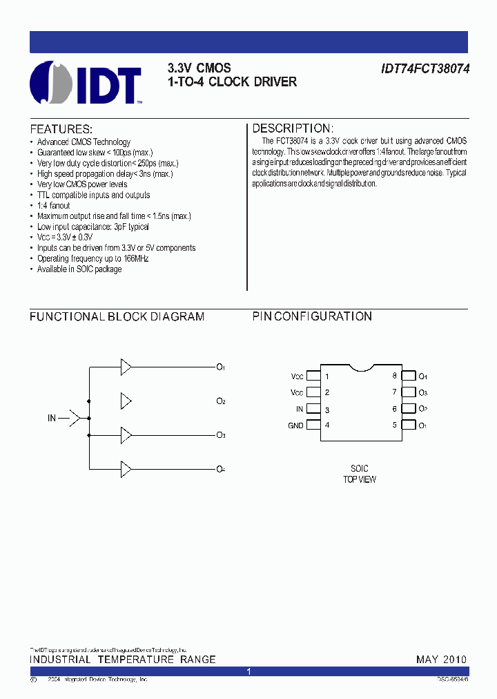 IDT74FCT3807409_4672223.PDF Datasheet