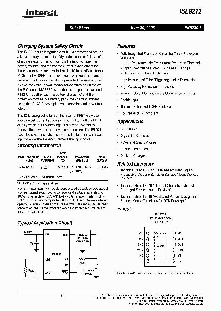 ISL9212EVAL1Z_4673472.PDF Datasheet