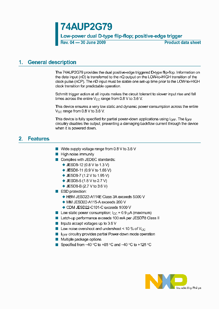 74AUP2G79GT_4680040.PDF Datasheet