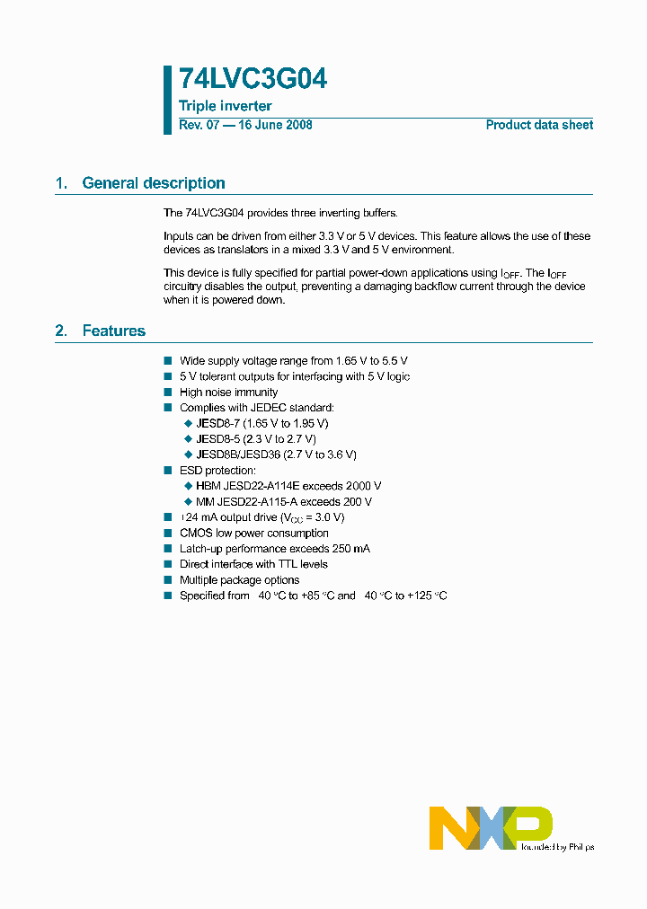 74LVC3G04GD_4680929.PDF Datasheet