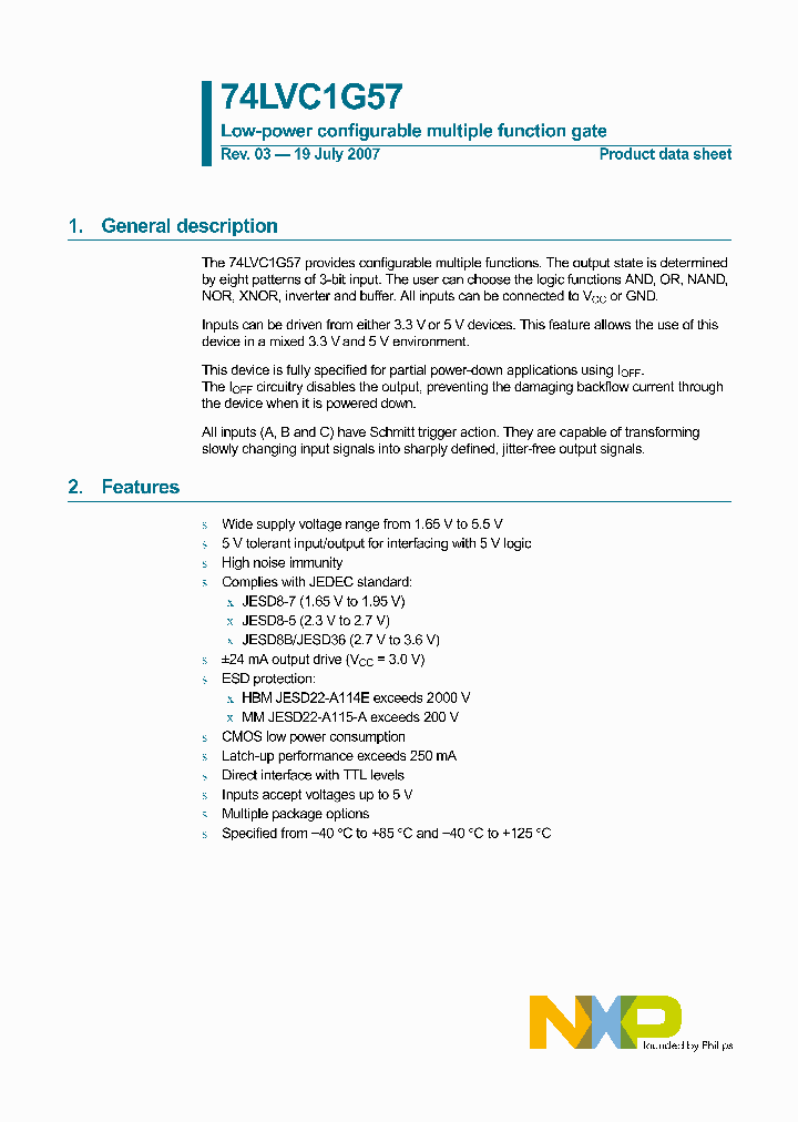 74LVC1G57GF_4680590.PDF Datasheet