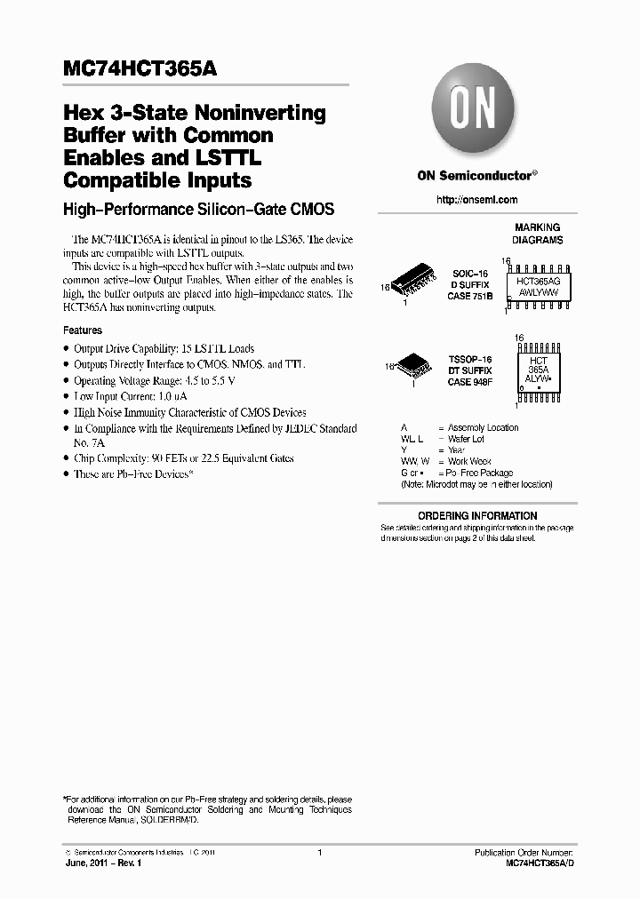 MC74HCT365A_4682592.PDF Datasheet