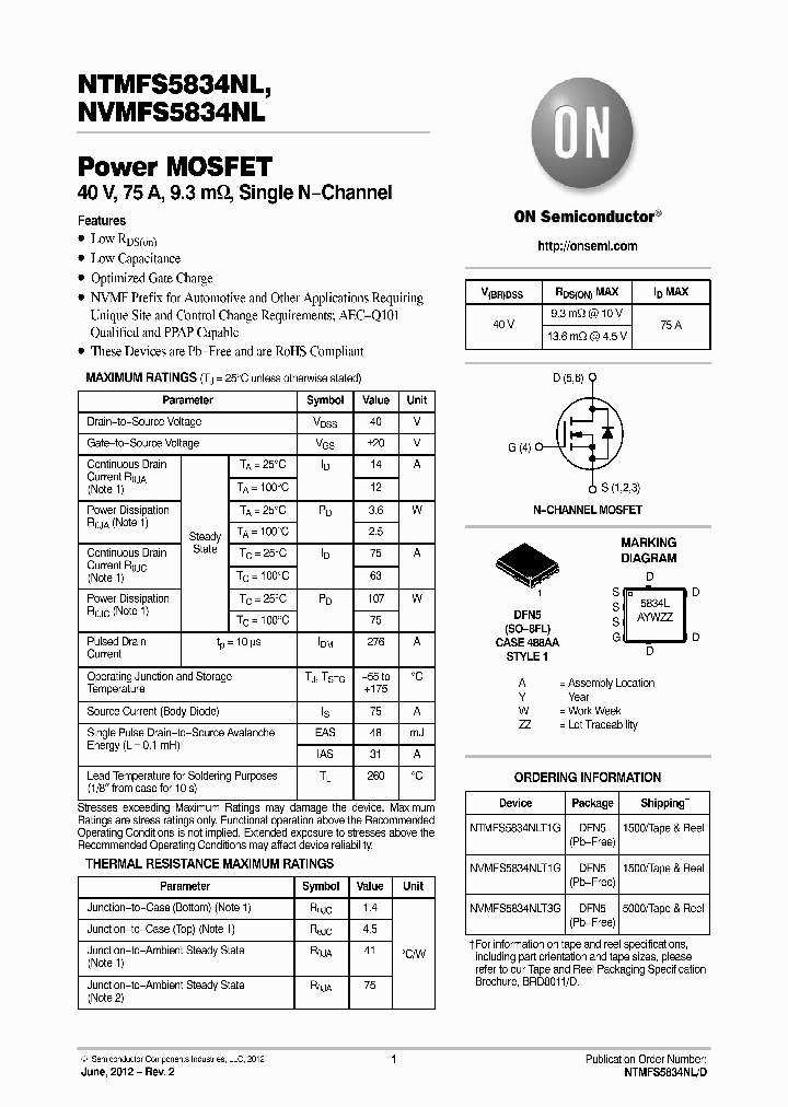 NVMFS5834NLT3G_4683462.PDF Datasheet