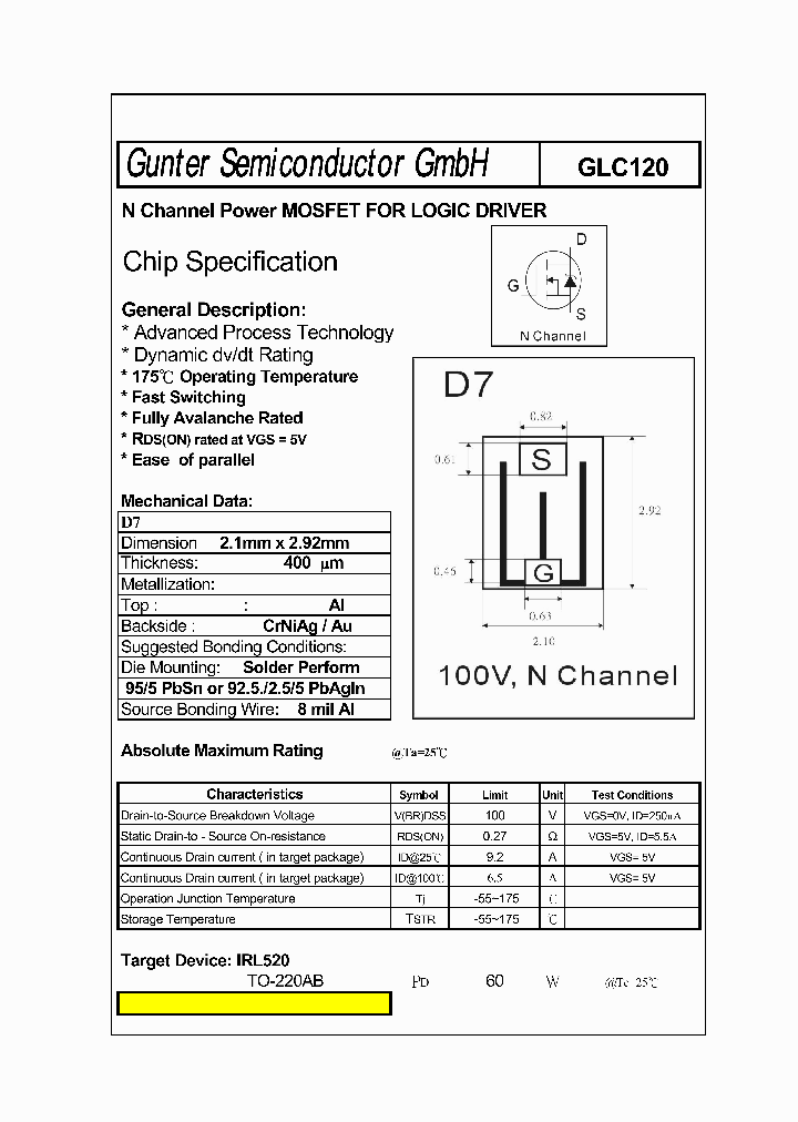 GLC120_4695019.PDF Datasheet