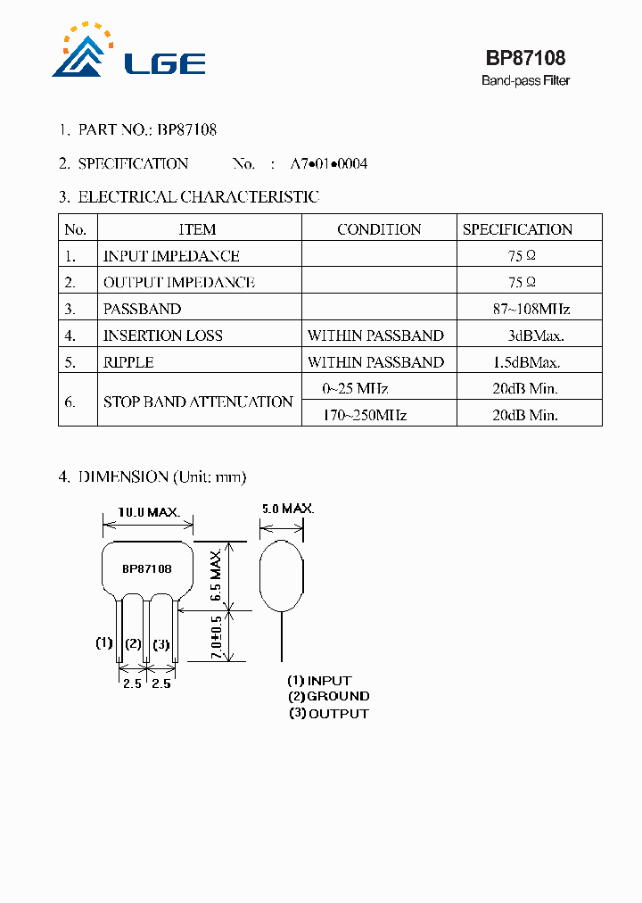 BP87108_4700273.PDF Datasheet