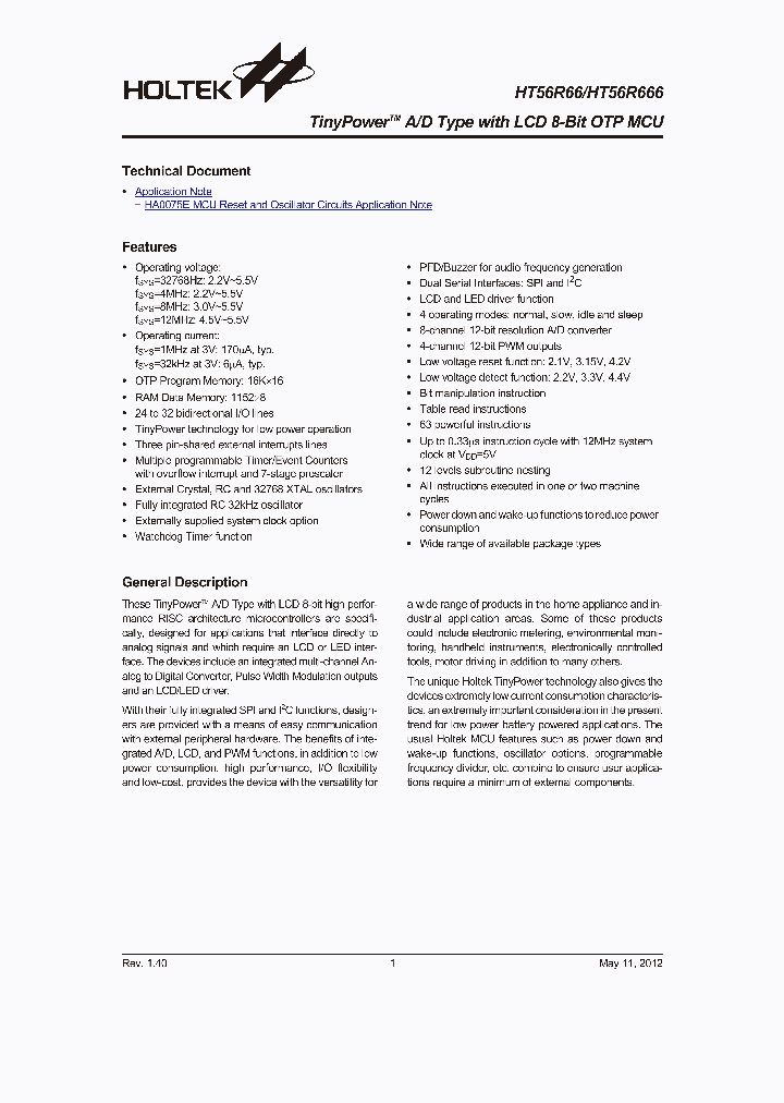 HT56R66612_4707018.PDF Datasheet