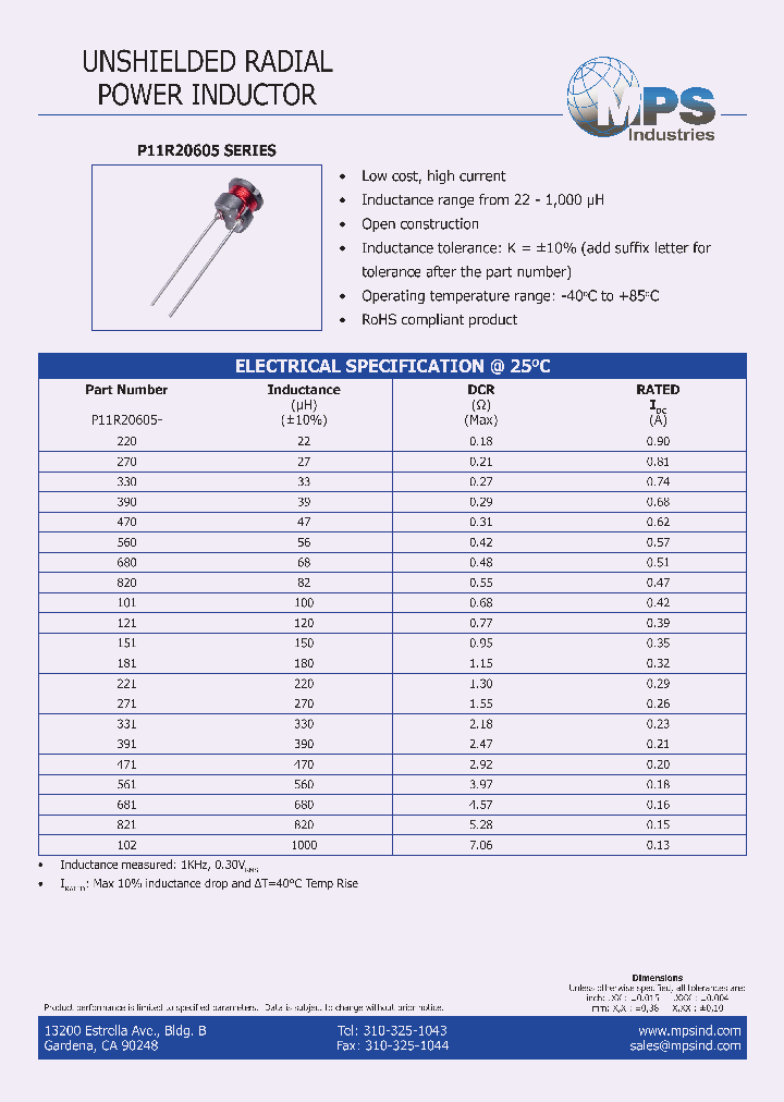 P11R20605-820_4710581.PDF Datasheet