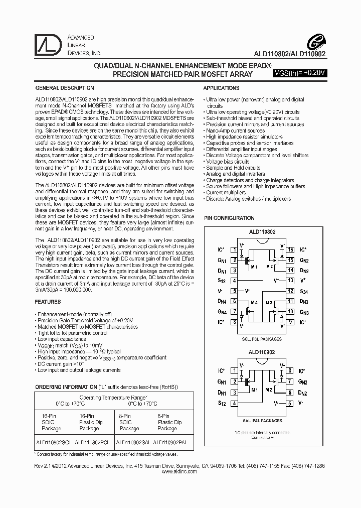 ALD110902SAL_4711558.PDF Datasheet